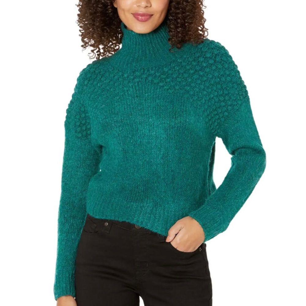 EUC Free People Bradley Alpine Heather Soft Turtleneck Sweater Soze Medium